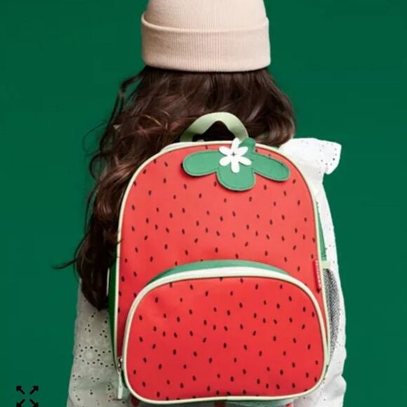Skip Hop Strawberry Themed Backpack - Picture 1 of 6